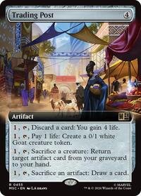 Trading Post (Extended Art), Commander: Marvel Super Heroes