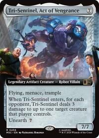 Tri-Sentinel, Act of Vengeance (Extended Art), Commander: Marvel Super Heroes