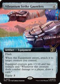 Vibranium Strike Gauntlets (Extended Art), Commander: Marvel Super Heroes
