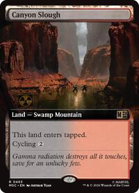 Canyon Slough (Extended Art), Commander: Marvel Super Heroes