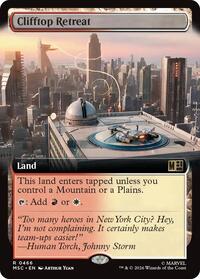 Clifftop Retreat (Extended Art), Commander: Marvel Super Heroes