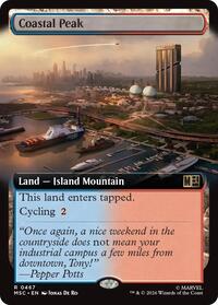 Coastal Peak (Extended Art), Commander: Marvel Super Heroes