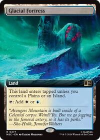 Glacial Fortress (Extended Art), Commander: Marvel Super Heroes