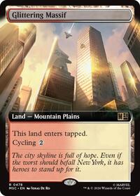 Glittering Massif (Extended Art), Commander: Marvel Super Heroes