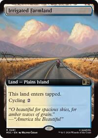 Irrigated Farmland (Extended Art), Commander: Marvel Super Heroes