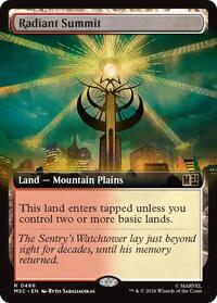 Radiant Summit (Extended Art), Commander: Marvel Super Heroes