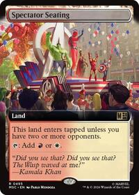 Spectator Seating (Extended Art), Commander: Marvel Super Heroes