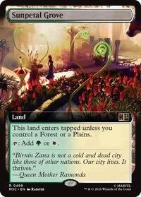 Sunpetal Grove (Extended Art), Commander: Marvel Super Heroes