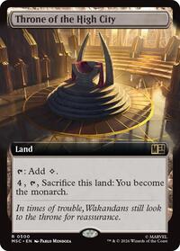 Throne of the High City (Extended Art), Commander: Marvel Super Heroes