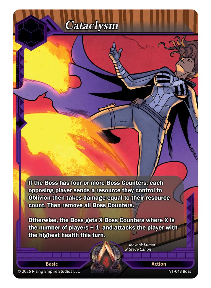 Cataclysm, Standard, front