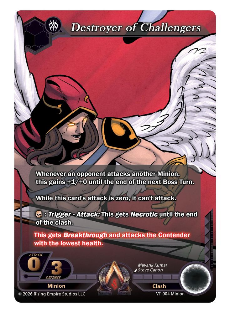 Destroyer of Challengers, Standard, front