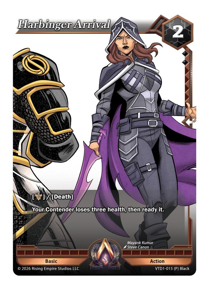 Harbinger Arrival, Standard, front