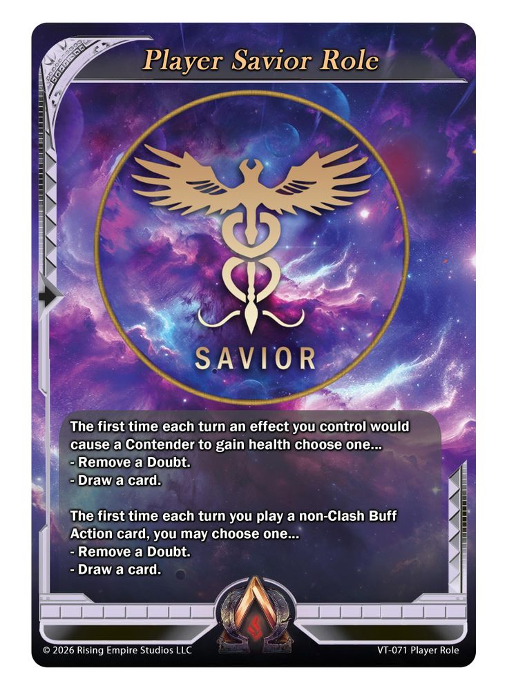 Player Savior Role Card, Standard, front
