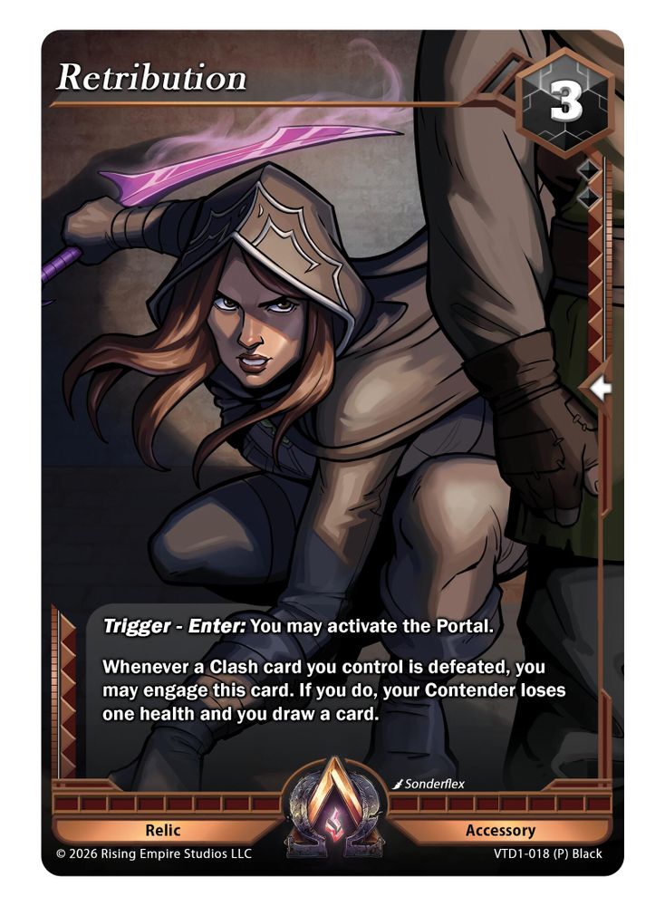 Retribution, Standard, front