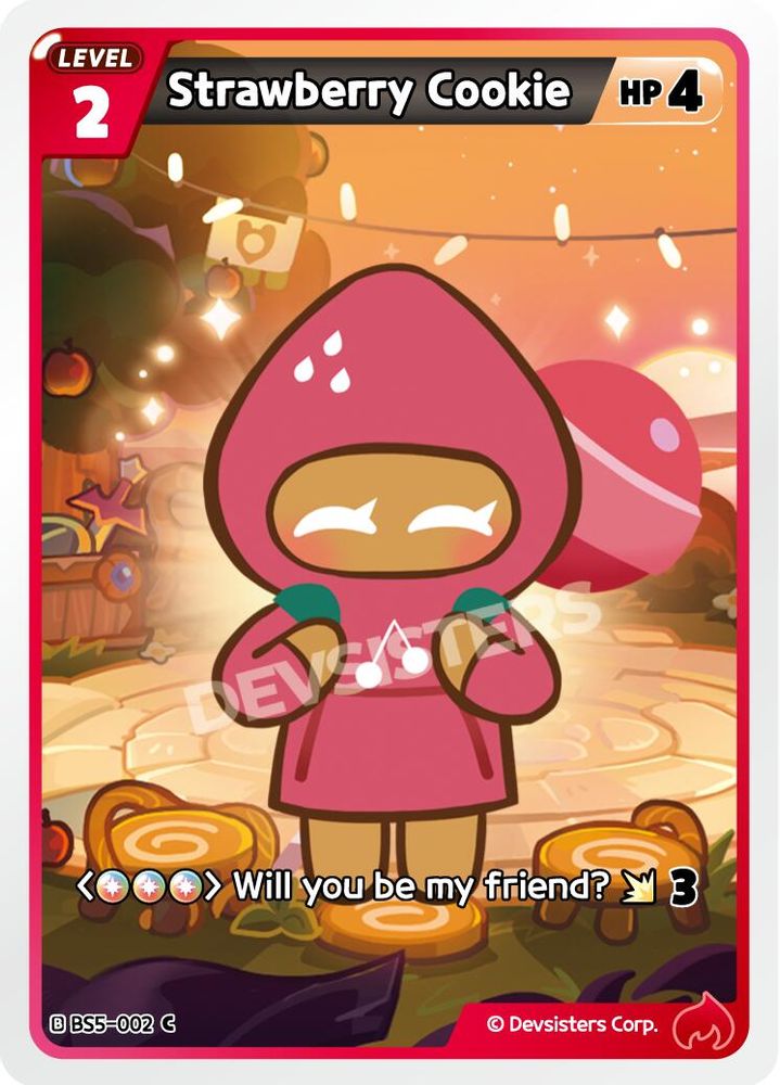 Strawberry Cookie, Standard, front