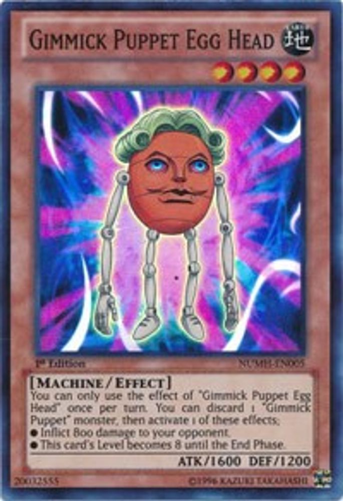Gimmick Puppet Egg Head, 1st-edition, front