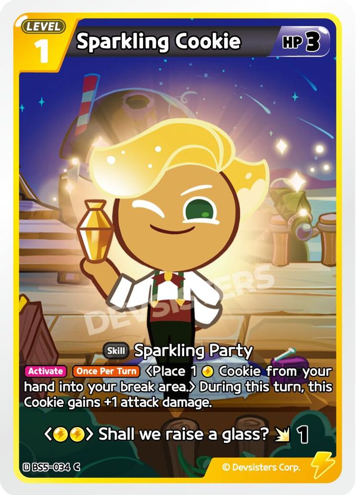 Sparkling Cookie, Standard, front