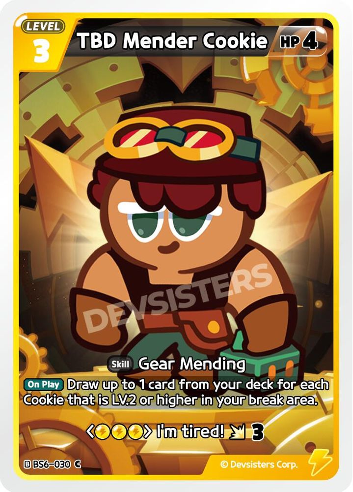 TBD Mender Cookie, Standard, front