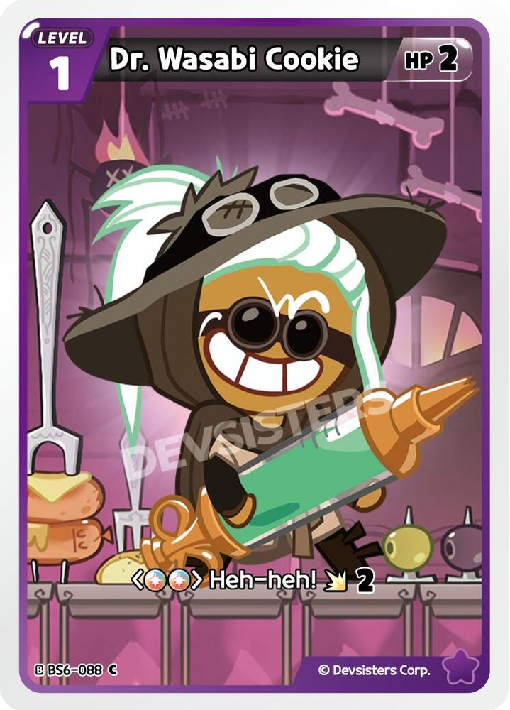 Dr. Wasabi Cookie (088), Standard, front