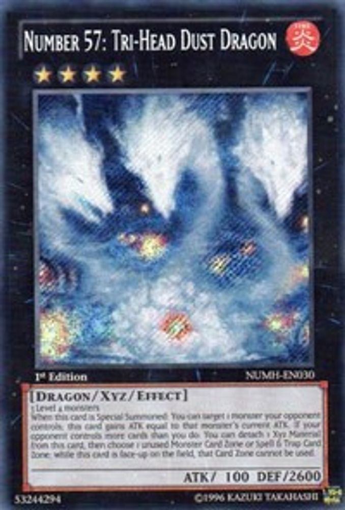 Number 57: Tri-Head Dust Dragon, 1st-edition, front