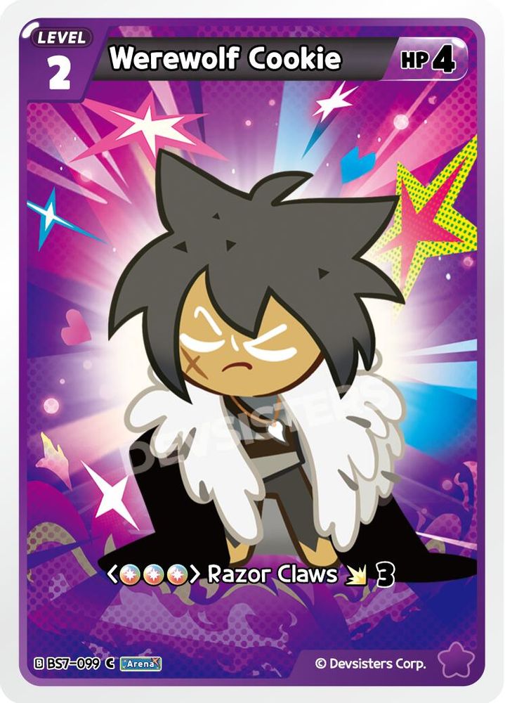 Werewolf Cookie (099), Standard, front