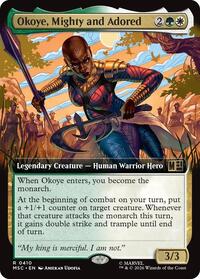 Okoye, Mighty and Adored (Extended Art), Commander: Marvel Super Heroes