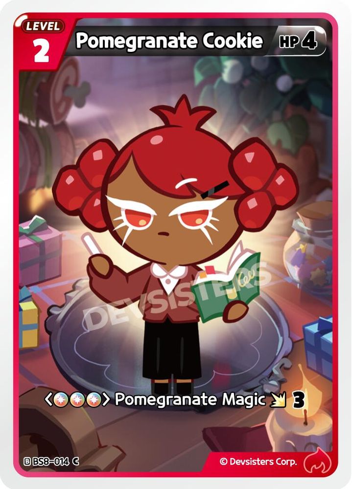 Pomegranate Cookie, Standard, front
