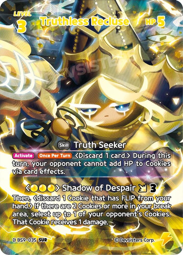 Truthless Recluse (SUR), Foil, front