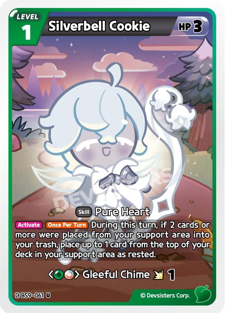 Silverbell Cookie, Standard, front