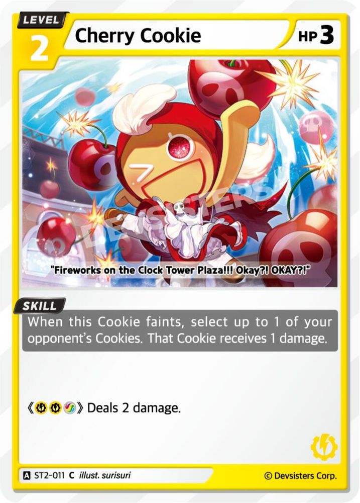 Cherry Cookie, Standard, front