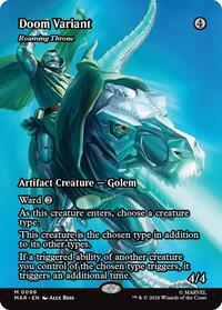 Doom Variant - Roaming Throne (Borderless), Marvel Universe Eternal-Legal