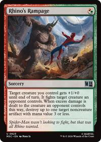 Rhino's Rampage, Commander: Marvel Super Heroes
