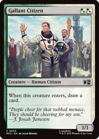 Gallant Citizen, Commander: Marvel Super Heroes