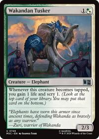 Wakandan Tusker, Commander: Marvel Super Heroes