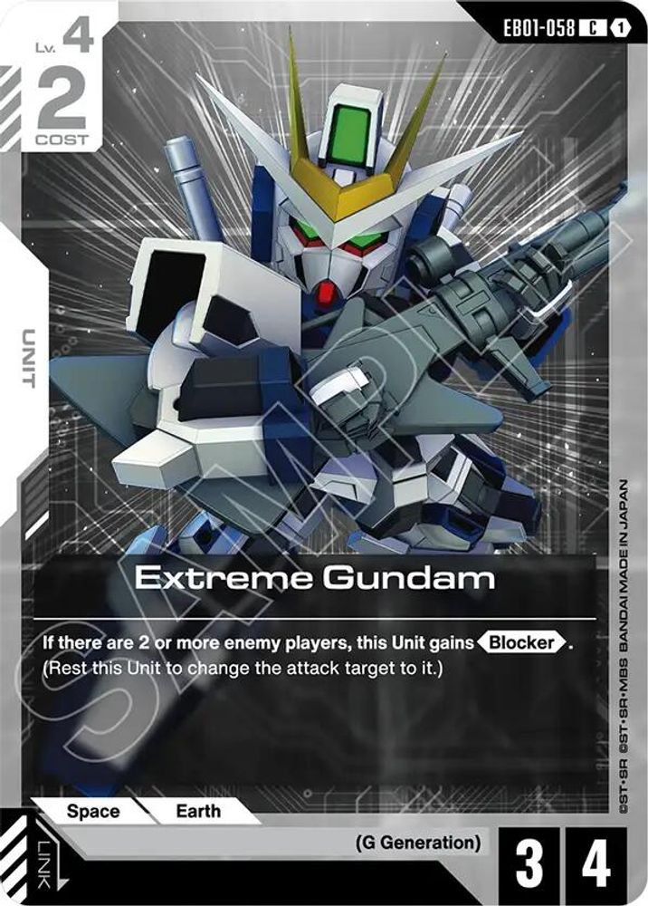 Extreme Gundam, Standard, front