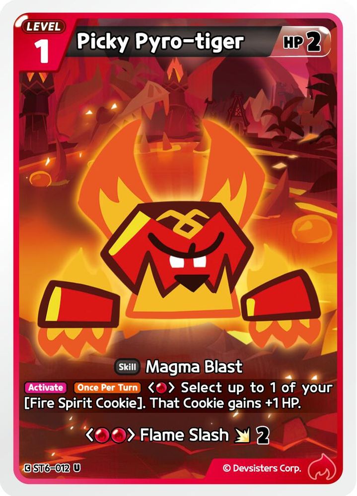 Picky Pyro-tiger, Standard, front