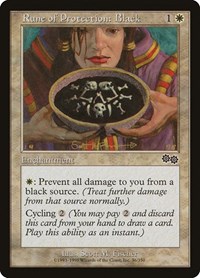 Rune of Protection: Black, Urza's Saga