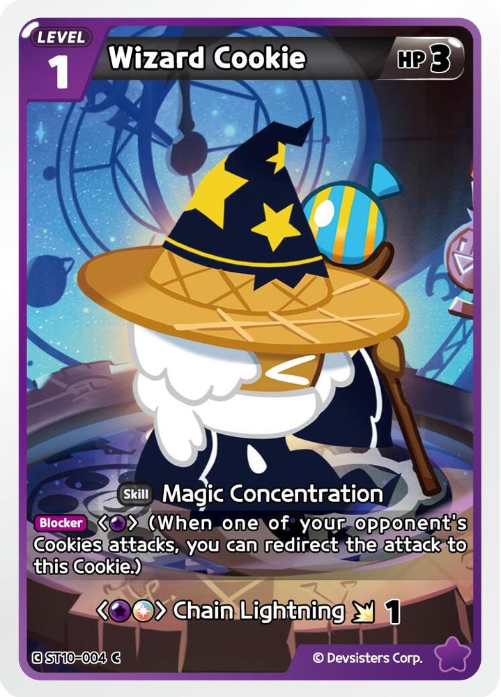 Wizard Cookie, Standard, front