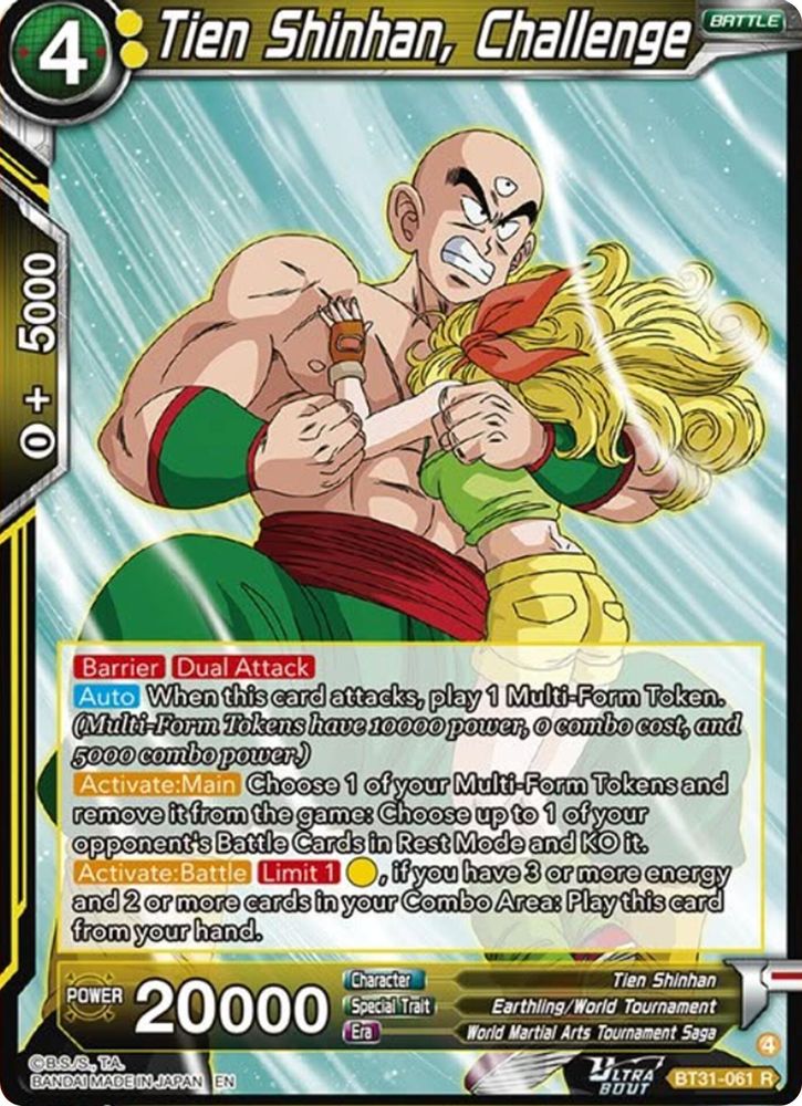 Tien Shinhan, Challenge, Standard, front