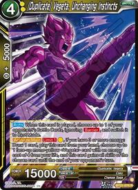 (Duplicate) Vegeta, Unchanging Instincts card art