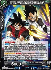 Son Goku & Vegeta, Interdimensional Warriors United card art