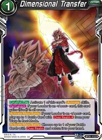 Dimensional Transfer card art