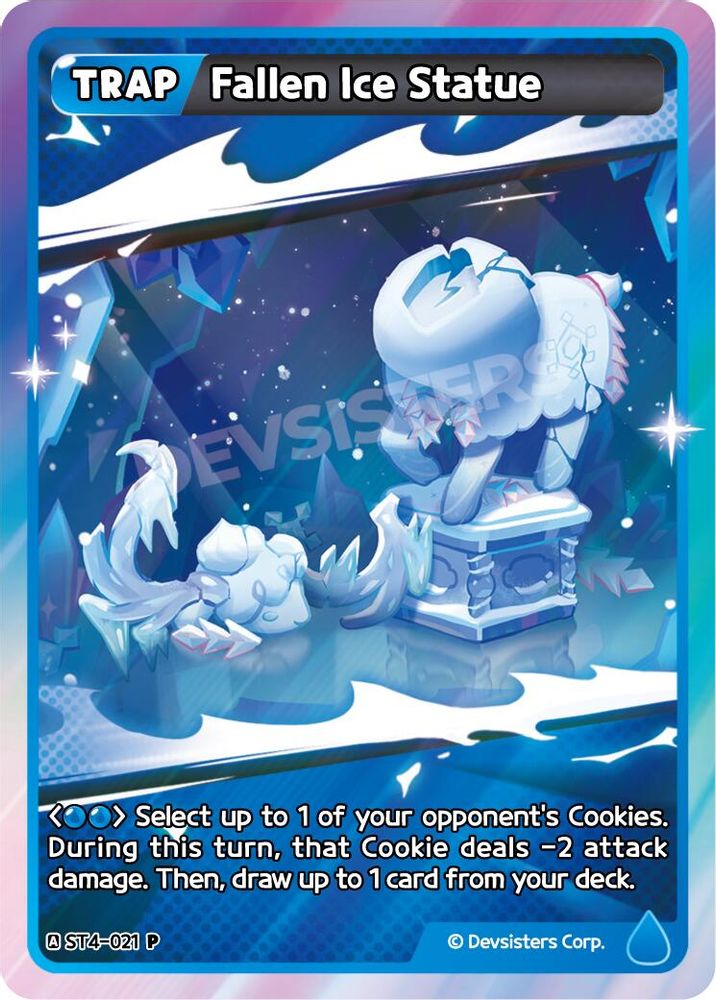 Fallen Ice Statue, Foil, front