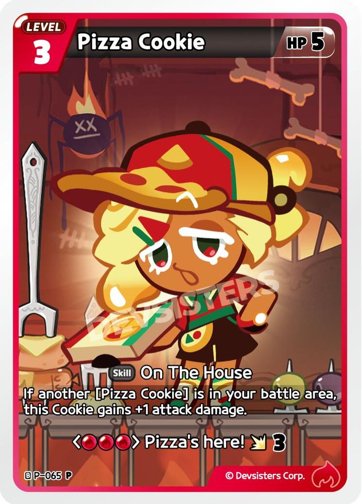 Pizza Cookie, Standard, front