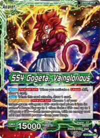 SS4 Son Goku & SS4 Vegeta // SS4 Gogeta, Vainglorious card art