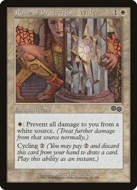 Rune of Protection: White, Urza's Saga