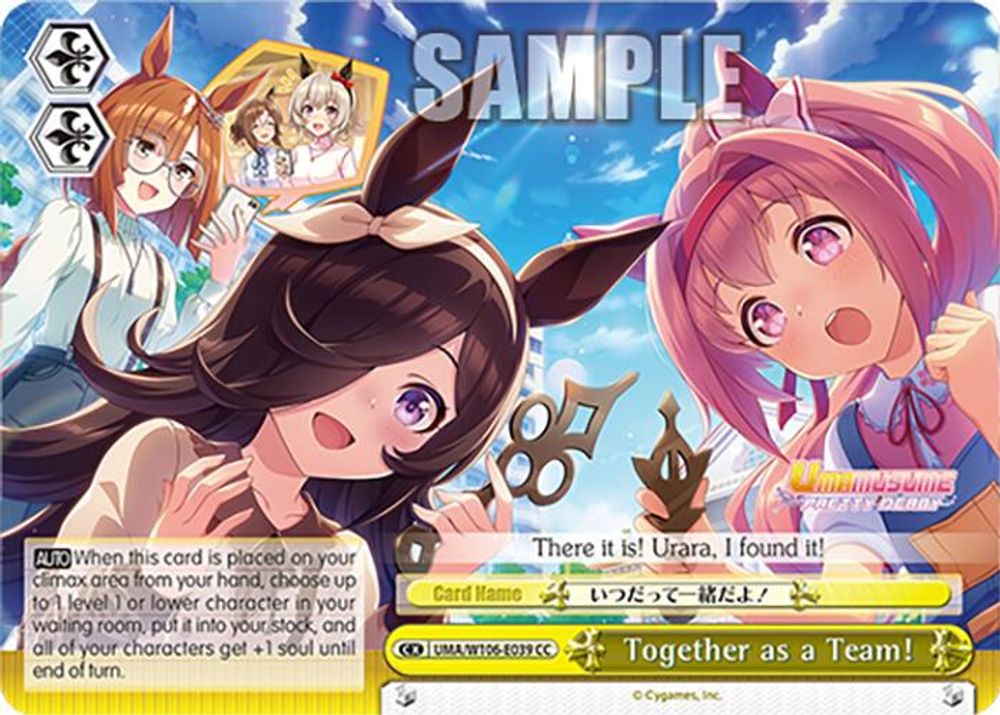 Together as a Team! (CC), Standard, front