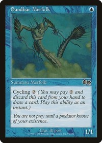 Sandbar Merfolk, Urza's Saga