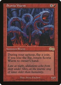 Scoria Wurm, Urza's Saga