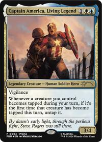 Captain America, Living Legend, Media Promos